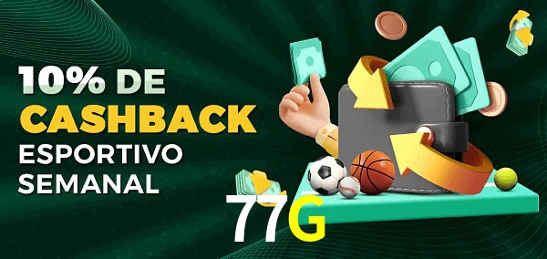 10% de bônus de cashback na 77G